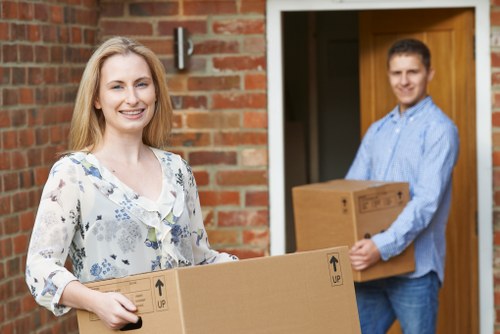Screen-reader friendly Soho moving services content on a digital page