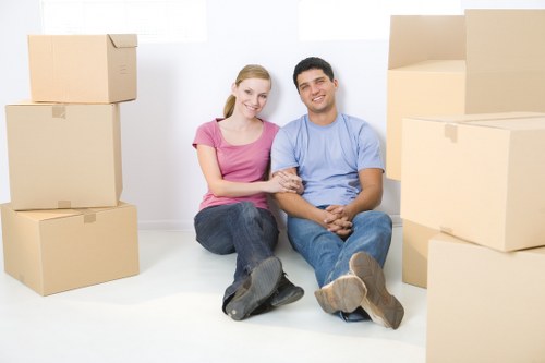 Local movers handling office packing in the Soho area