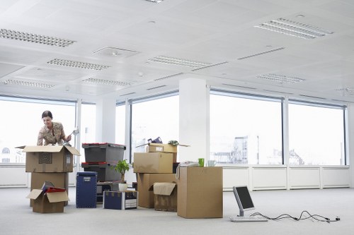 Careful furniture handling during a central London move