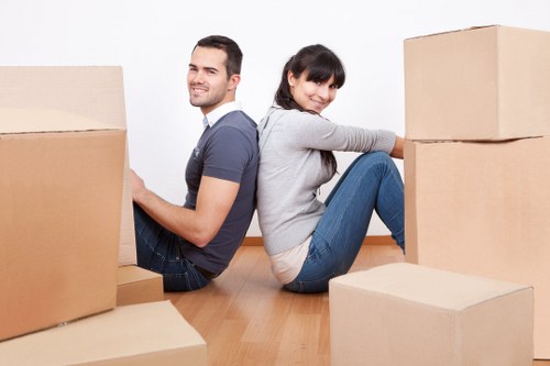 Central London office move logistics with building access considerations