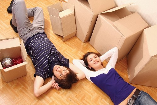 Experienced Soho movers loading boxes for a smooth city move