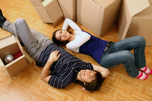 Residential removals support for a Soho apartment