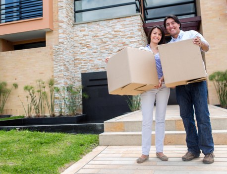 Donation-ready furniture and office items prepared for charity reuse